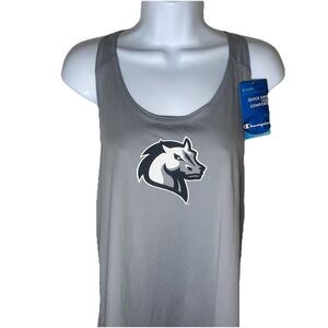 Champion Powertrain‎ 2XL Gray Tank Top Women’s Quick Dry Racerback Logo Gym